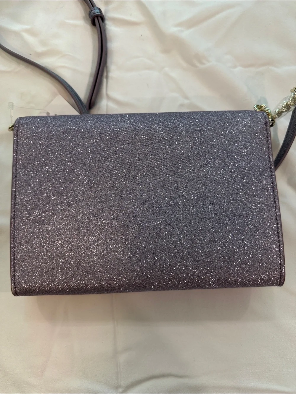 kate spade Lavender Glitter Envelope Crossbody